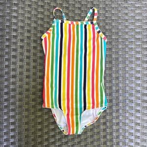 Hanna Andersson Rainbow Stripe One Piece Swimsuit